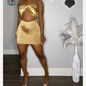 Night life dress-champagne